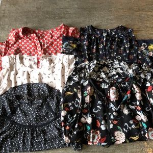 Loft blouse lot 6 tops size medium
